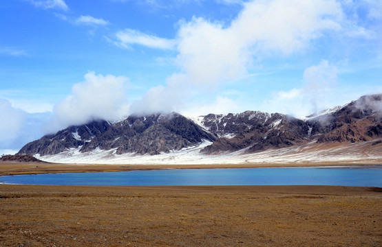 西藏风光 雪山湖泊