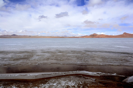 西藏双湖特别区冰湖