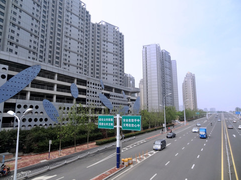 城市建筑 城市道路