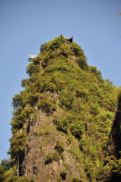 浙江丽水 南尖岩 山峰 早晨