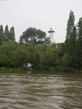 瘦西湖 白塔