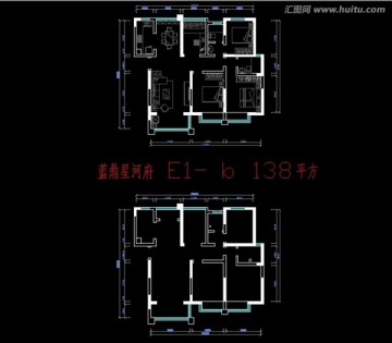 蓝鼎星河府户型图