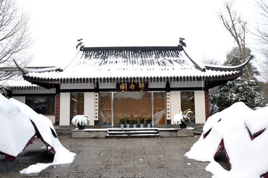 西湖 杨公堤 醉白楼 雪景