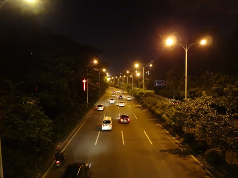 深圳建筑群夜景