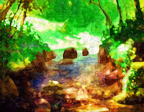 裝飾畫 風景畫