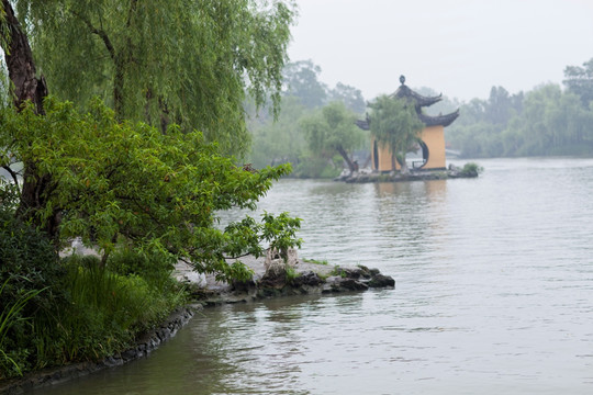 瘦西湖 钓鱼台