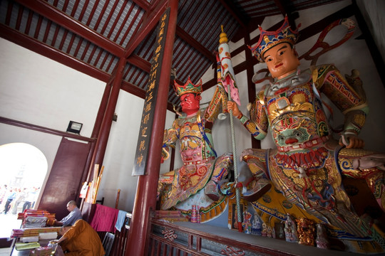 金山寺 寺庙 江天禅寺 庙宇