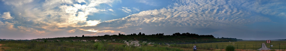 晚霞全景