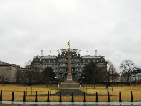 美国白宫后院