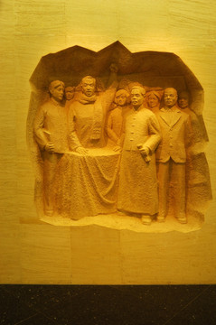 中国人民抗日纪念馆中的雕塑