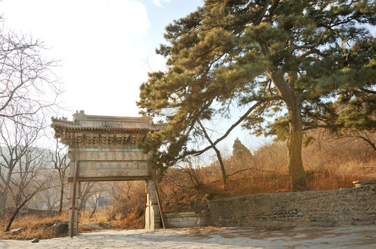 北京京西古道牌樓