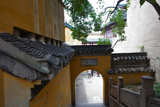 金山寺 寺庙 江天禅寺 庙宇