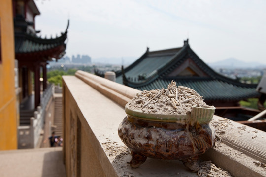 金山寺 寺庙 江天禅寺 庙宇