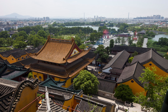 镇江金山景区 金山寺 百花洲