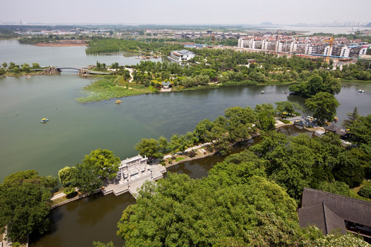 镇江金山景区 金山寺 百花洲