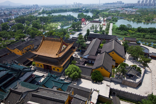 镇江金山景区 金山寺 百花洲