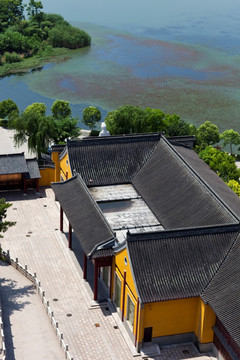 镇江金山景区 金山寺 百花洲