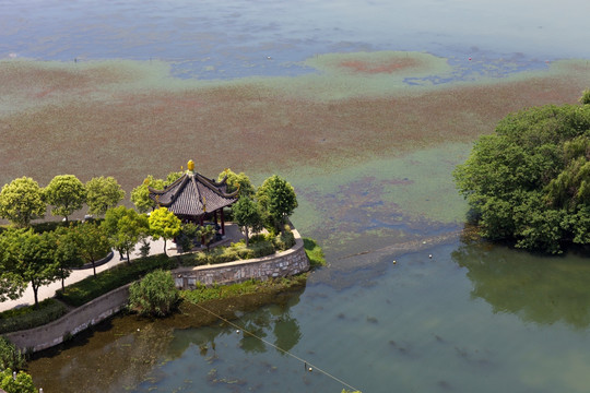 镇江金山景区 金山寺 百花洲