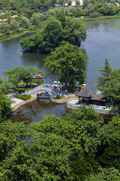 镇江金山景区 金山寺 百花洲