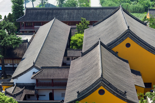 金山寺 寺庙 江天禅寺 庙宇