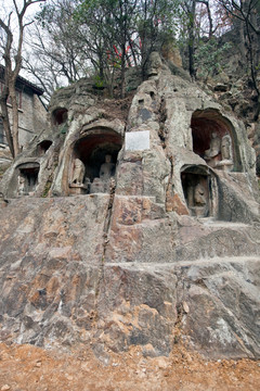 千佛崖 石窟 栖霞山 栖霞寺