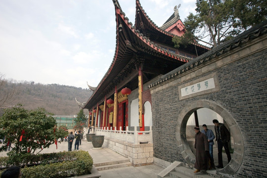 栖霞寺 古寺 传统建筑 栖霞山