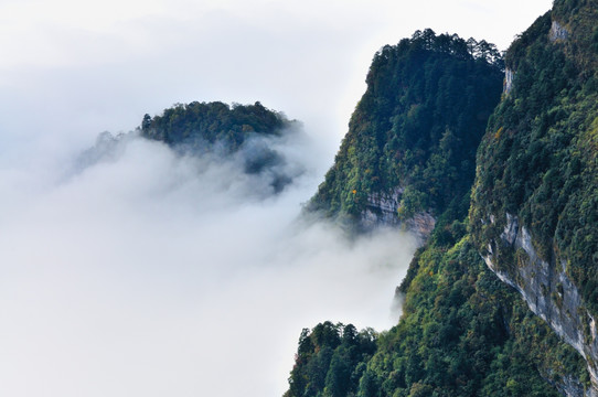 峨眉山金顶云海