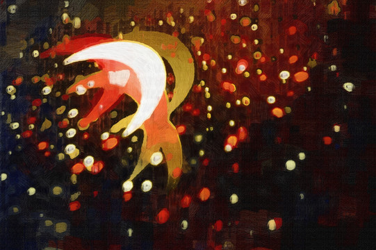 星空裝飾畫