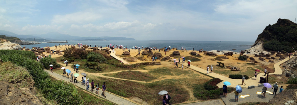 台北县的野柳地质公园