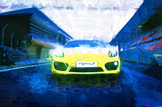 汽車裝飾畫