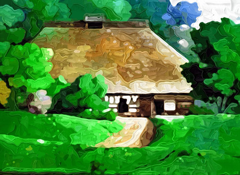 田園裝飾畫 風(fēng)景畫