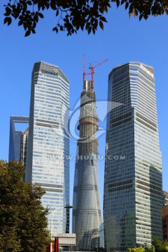 建设中的上海中心