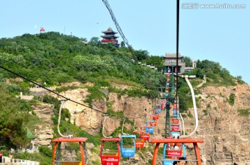 山东烟台蓬莱阁景区田横山