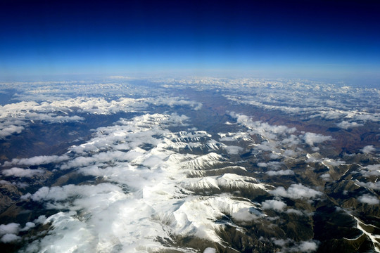 西藏风光 青藏高原地质地貌