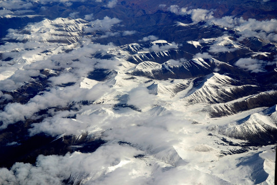 西藏风光 雪山峡谷