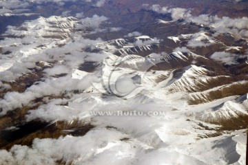 西藏风光 雪山俯瞰