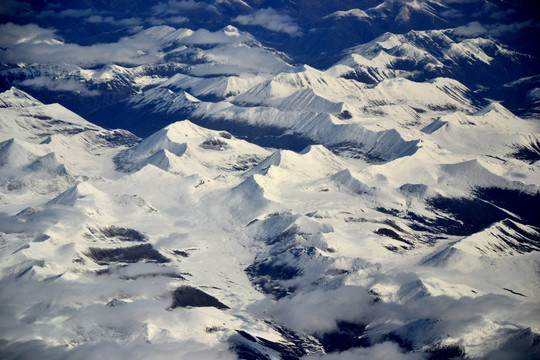 西藏风光 雪山白