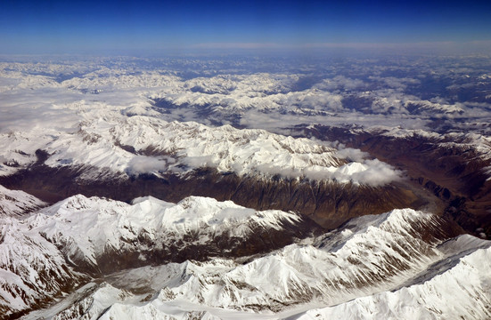 西藏风光 雪山峡谷