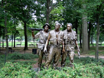 美国华盛顿越战纪念雕塑
