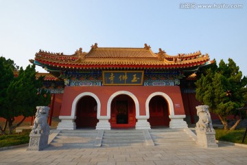 山东烟台蓬莱三仙山玉佛寺山门