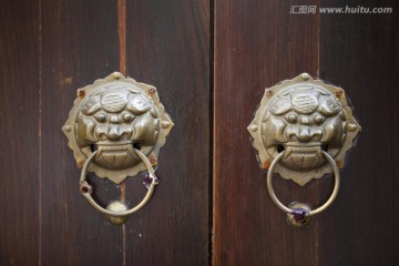 南京总统府馆 传统建筑 门环