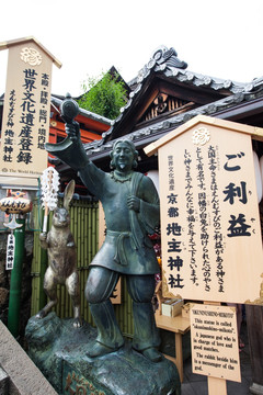 日本京都 地主神社