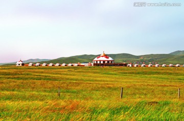 草原 蒙古包
