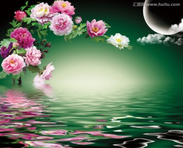 高清花好月圓圖