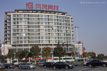 扬州 华夏银行 现代建筑 都市