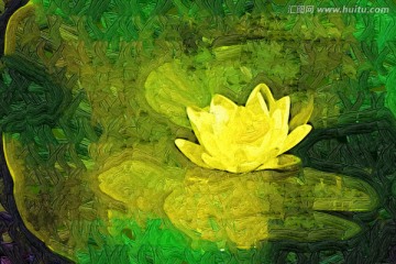 抽象畫花卉 無框畫  裝飾畫