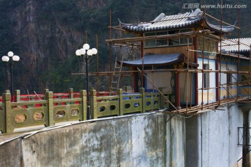 五泄风景区 水坝 大坝  水库