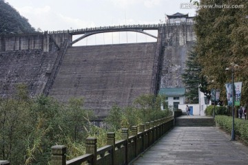 五泄风景区 水坝