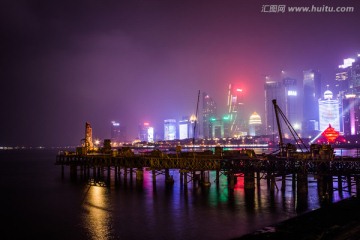 青岛五四广场夜景