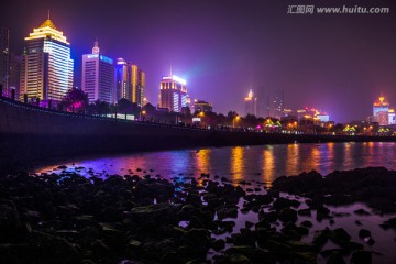 青岛滨海夜景